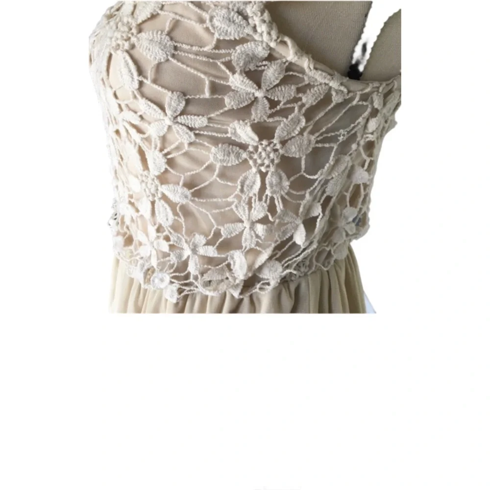 Rue21 Cream Puff Sleeve Midi Sundress - Picture 6 of 16